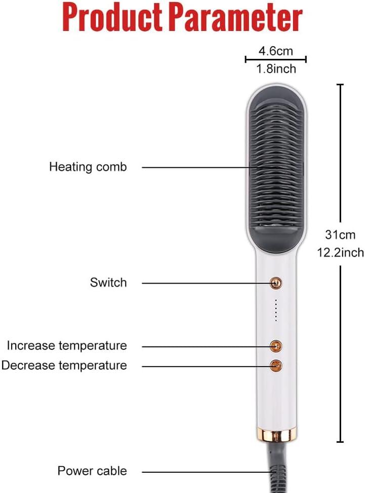 Cepillo Peine Alisador Eléctrico – Liso Perfeito em Minutos