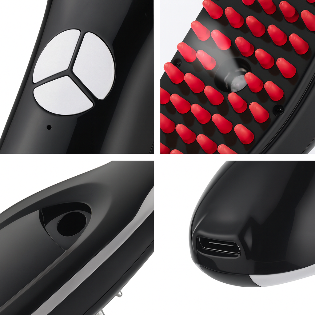 Escova de Terapia Capilar: NanoTherapy Smarts 4 em 1