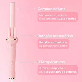 Modelador 360° MAGIC Babyliss Bivolt  - Cachos Definidos em até 5 Minutos