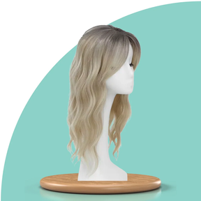 Top Closure - Topo de Cabelo Natural com Franja 50cm 200g | Para Alopecia e Falhas