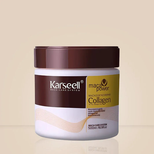Máscara Karseell + Óleo Essencial: Dupla Nutrição - Tratamento Completo com Colágeno 