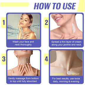 Creme Antienvelhecimento para o pescoço e decote