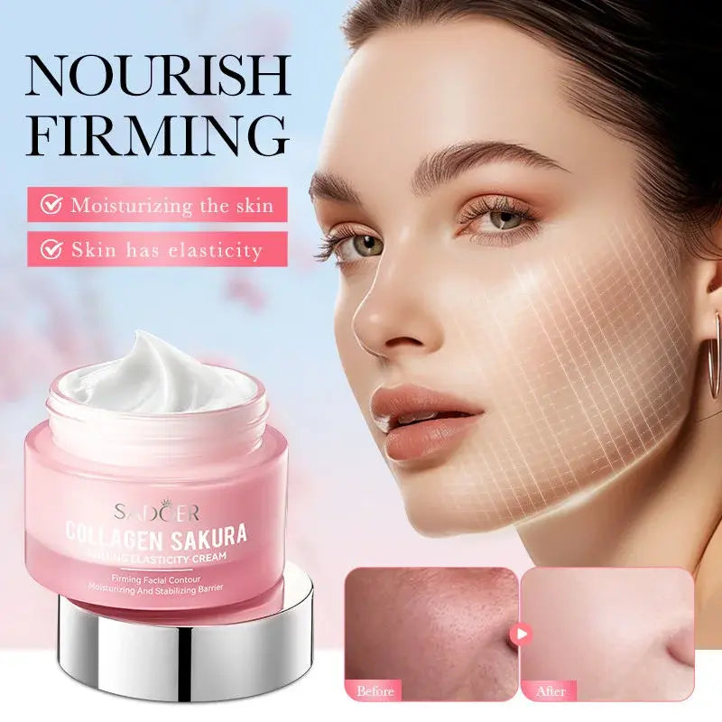Crema Facial Sakura Colágeno Reafirmante