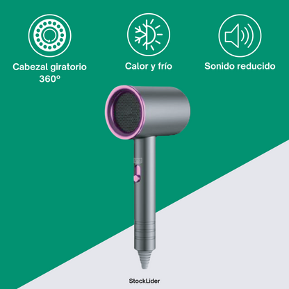 Secador Iônico Profissional com Tecnologia de Luz Azul