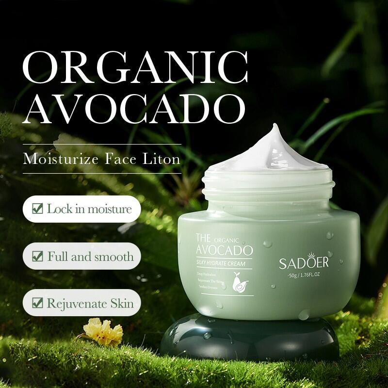 Crema Hidratante Sedosa de Aguacate Orgânico