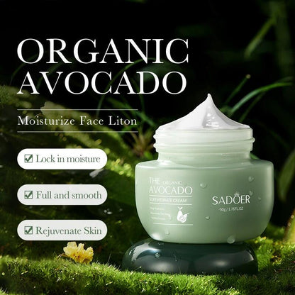 Crema Hidratante Sedosa de Aguacate Orgânico